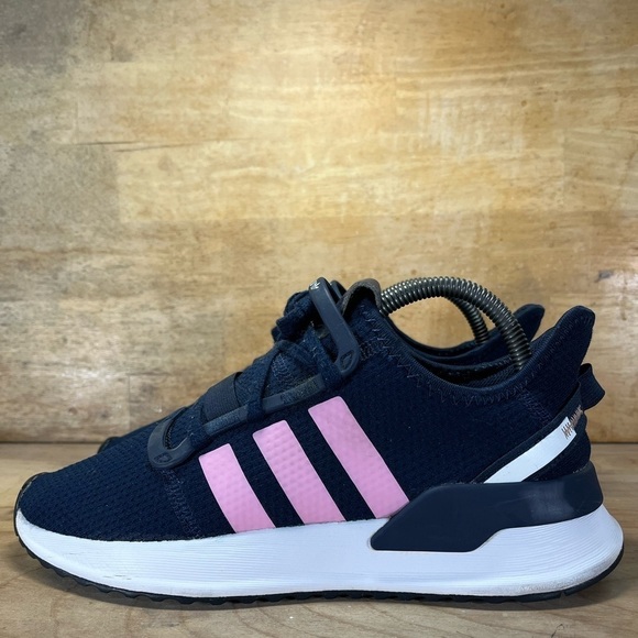 Adidas U Path Run Womens Size 8 Running Shoes Sneakers Blue Pink EE7430 - Picture 3 of 8